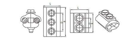 extrud type connectors diagram two